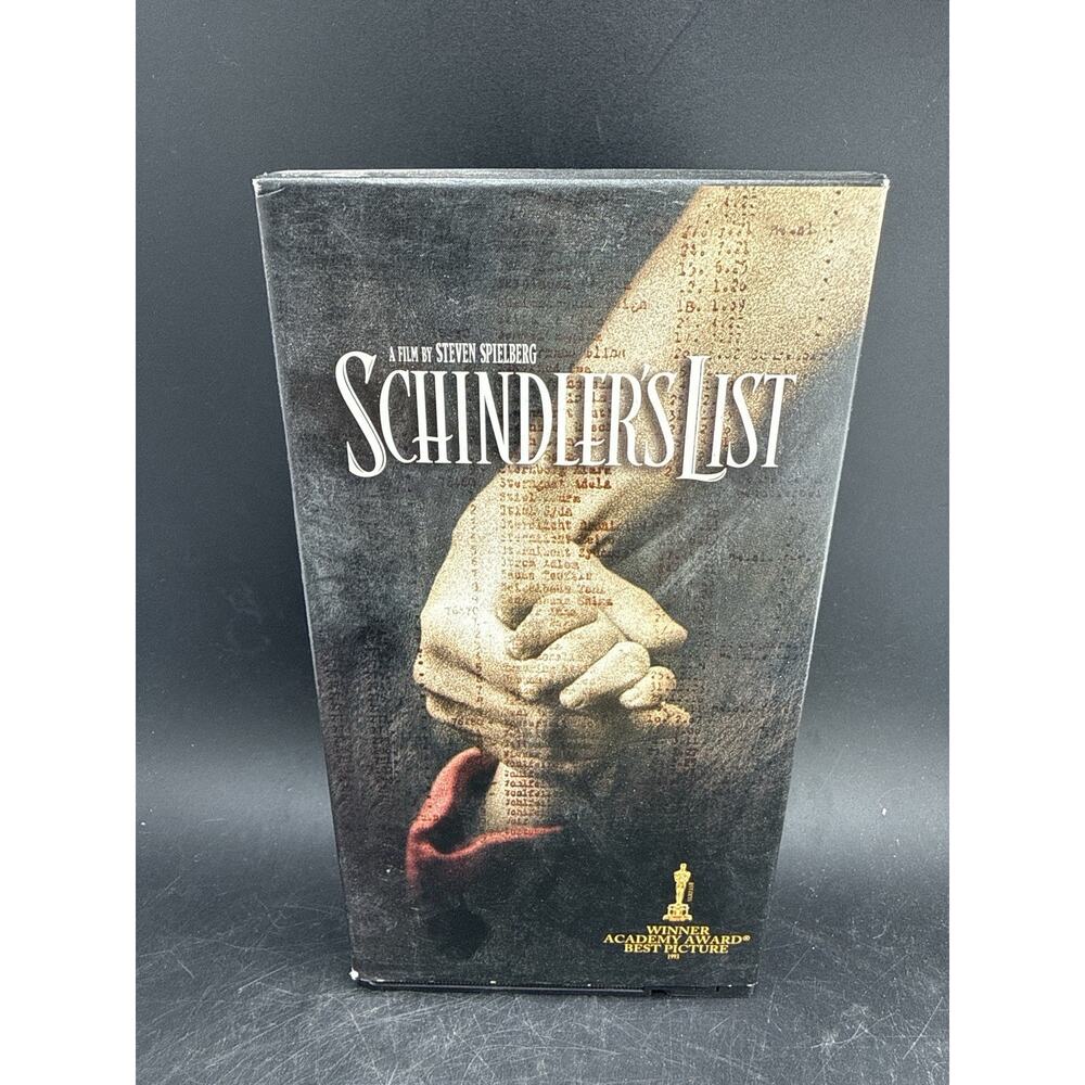 Schindlers List (VHS, 2004, 2-Tape Set, Bonus - "Behind the Shoah Foundation...